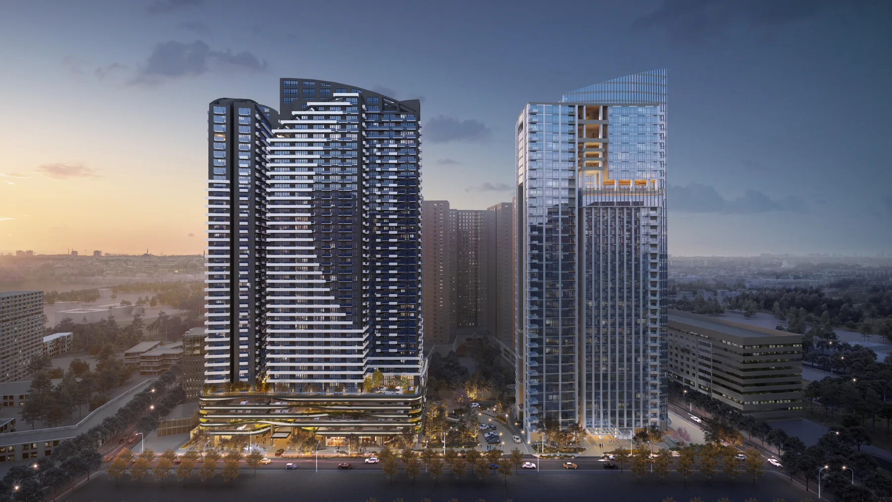 The Wave Towers — TWT with 38 Park