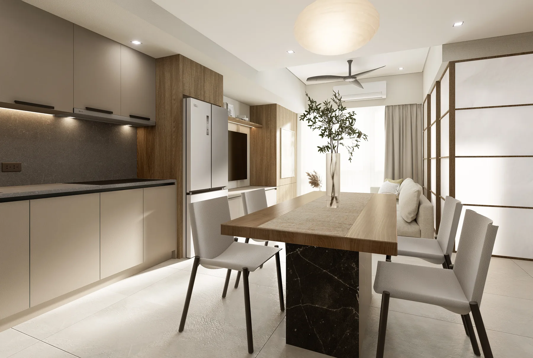 The Wave Towers — 2 BR Unit - View 01