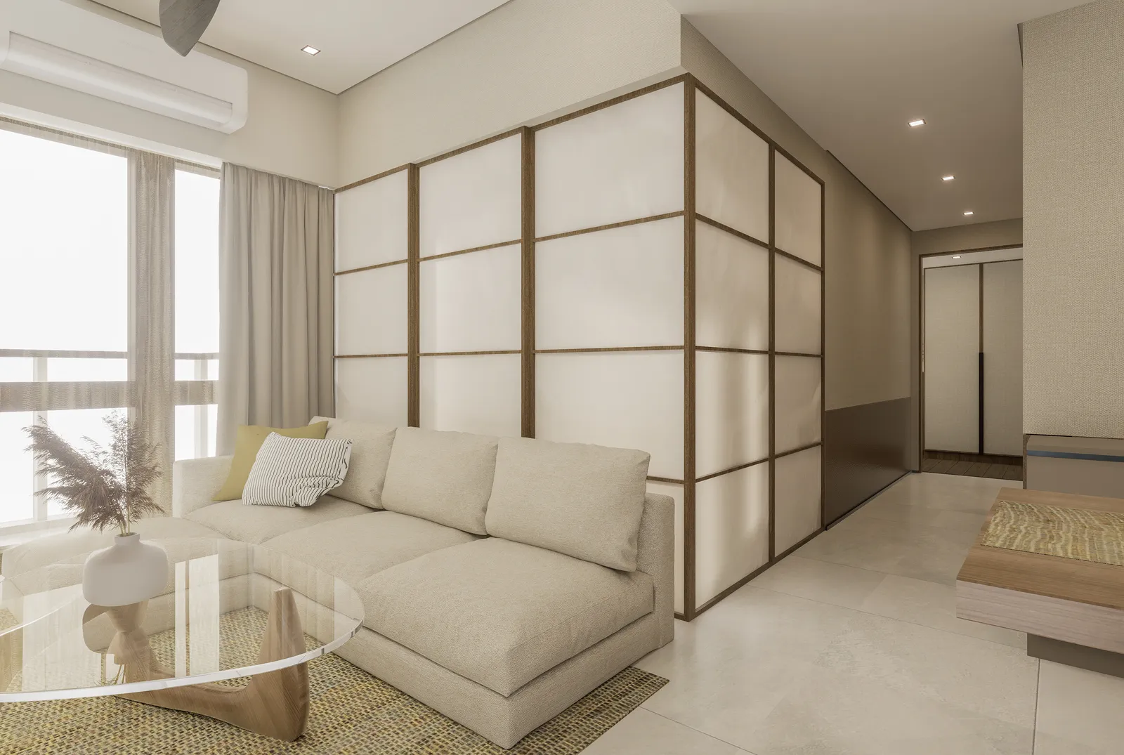 2 Bedroom architectural perspective — 2 BR Unit - View 08