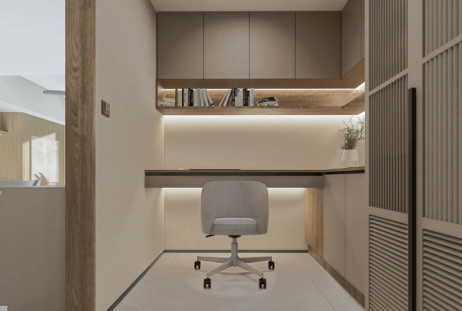 2 Bedroom architectural perspective — 2 BR Unit - View 12