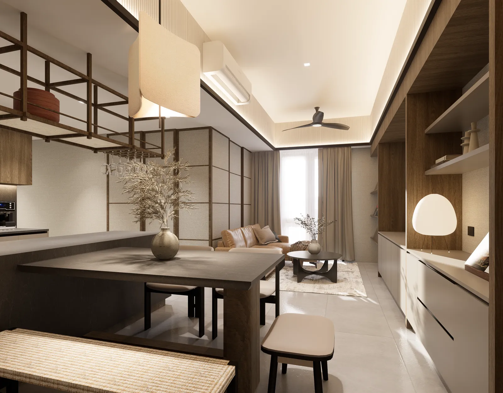 3 Bedroom architectural perspective — 3 BR Unit - View 02