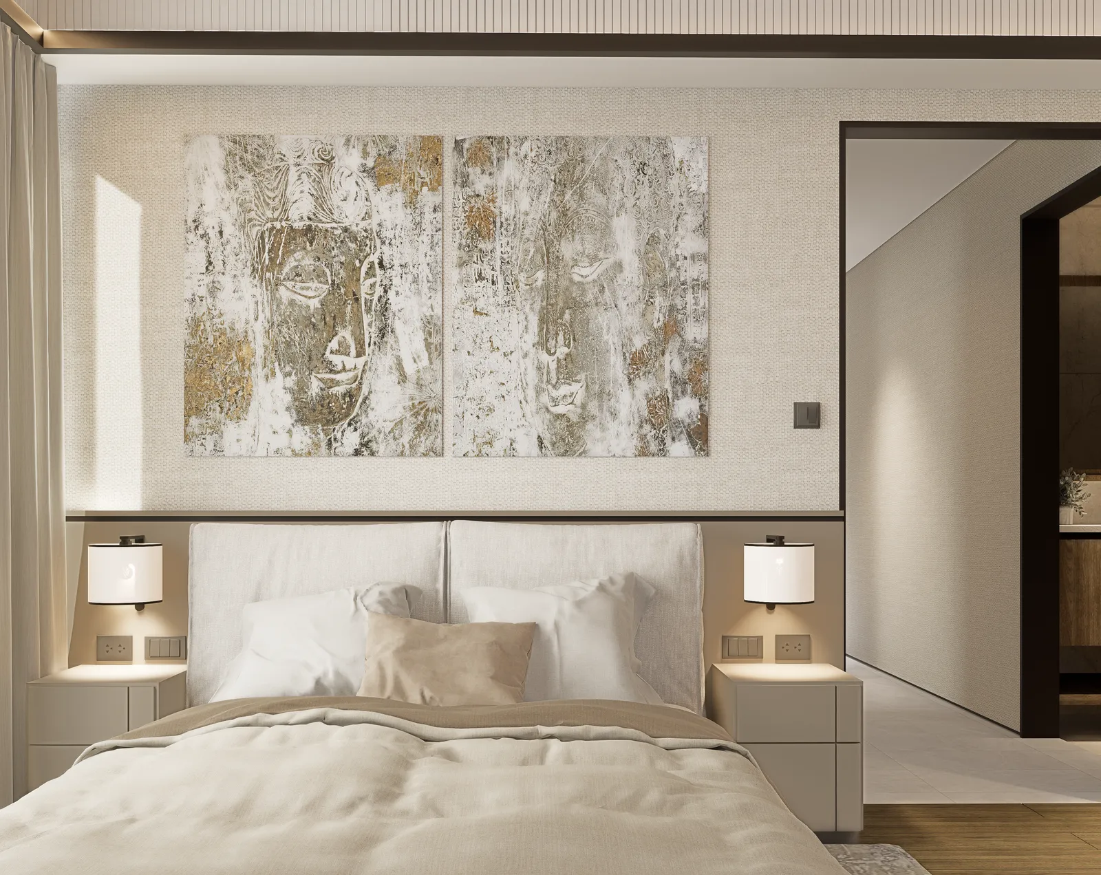 3 Bedroom architectural perspective — 3 BR Unit - View 11