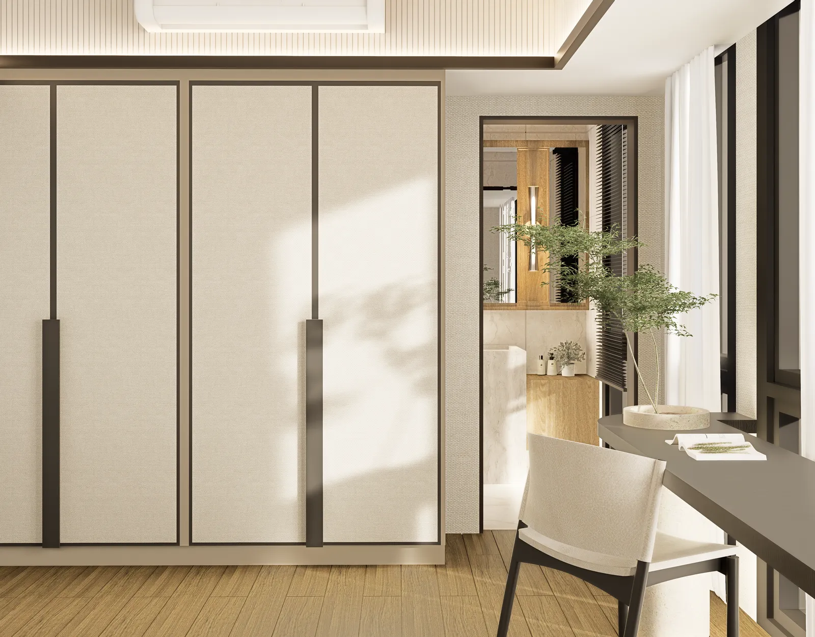 3 Bedroom architectural perspective — 3 BR Unit - View 12