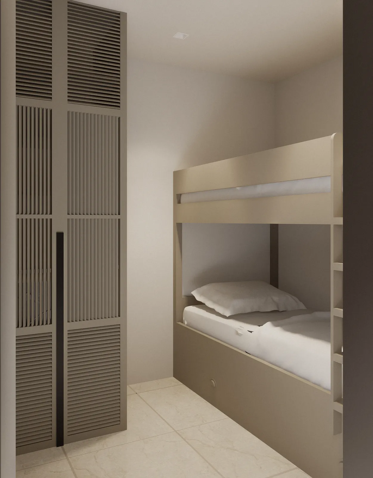 3 Bedroom architectural perspective — 3 BR Unit - View 15