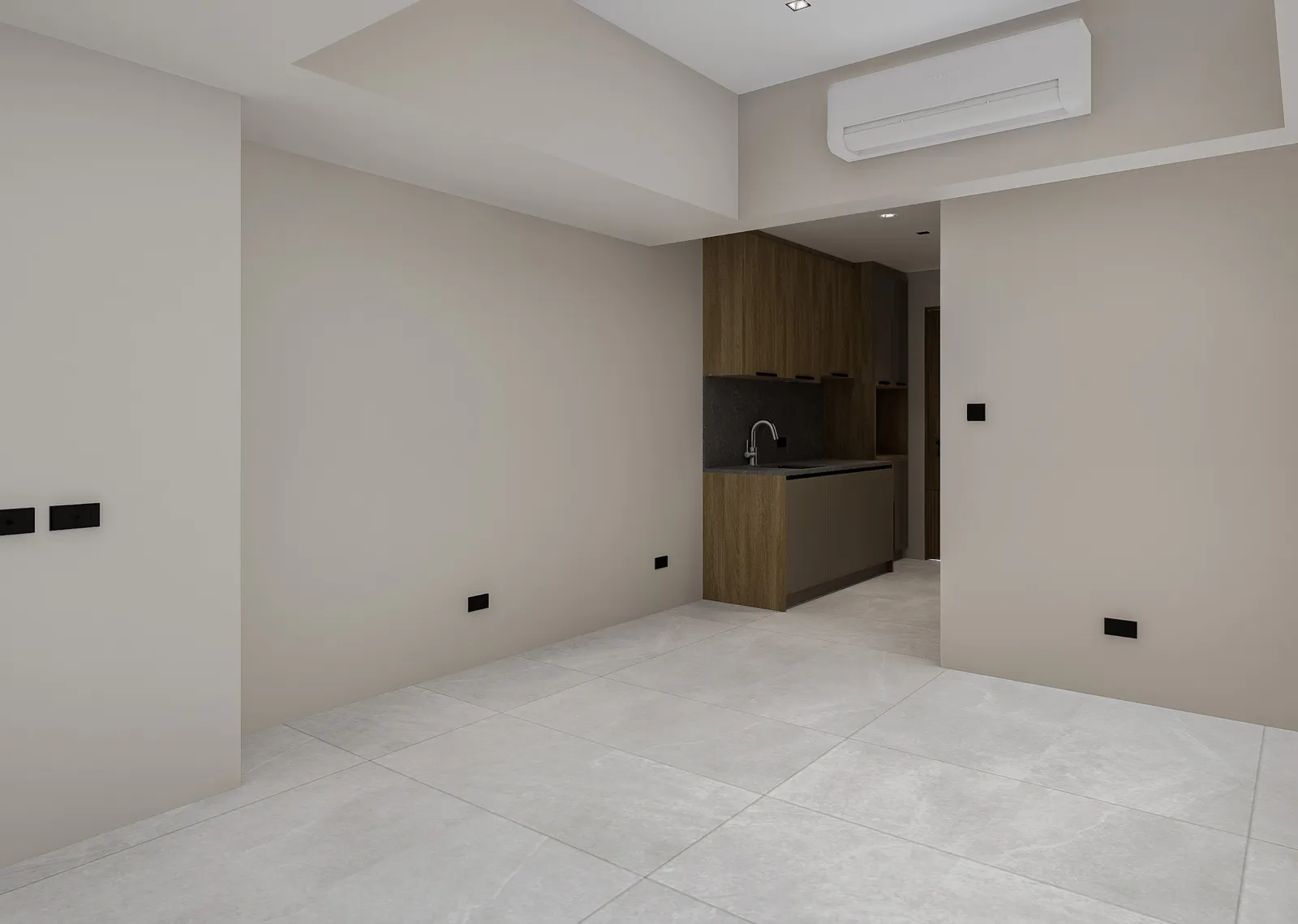 Studio architectural perspective — Studio Bare Unit - 03
