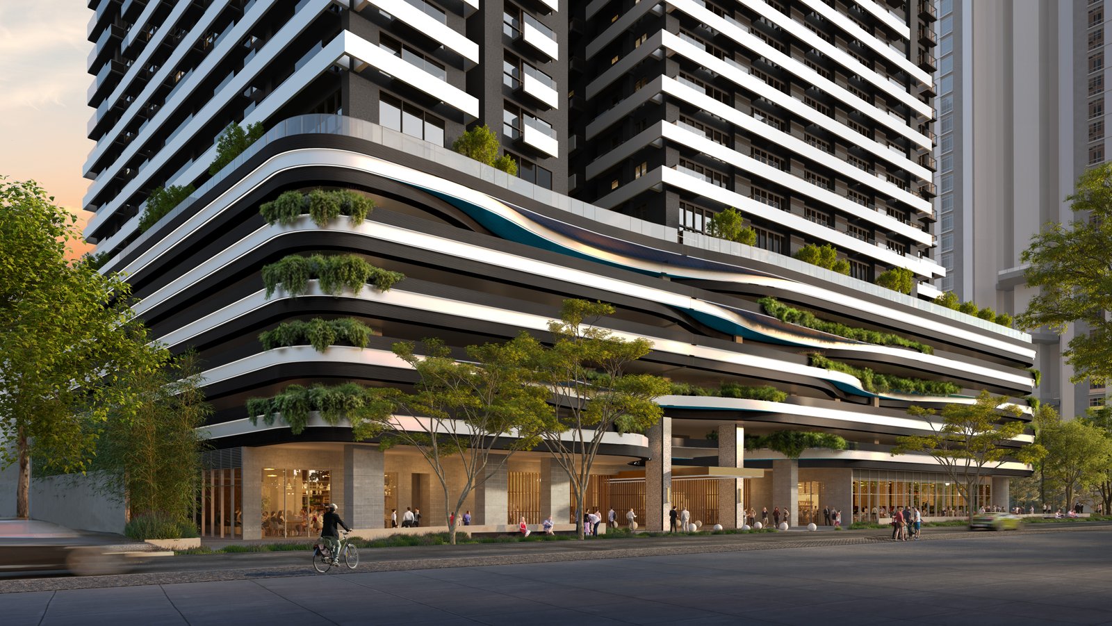 Commercial strip · Official project perspective