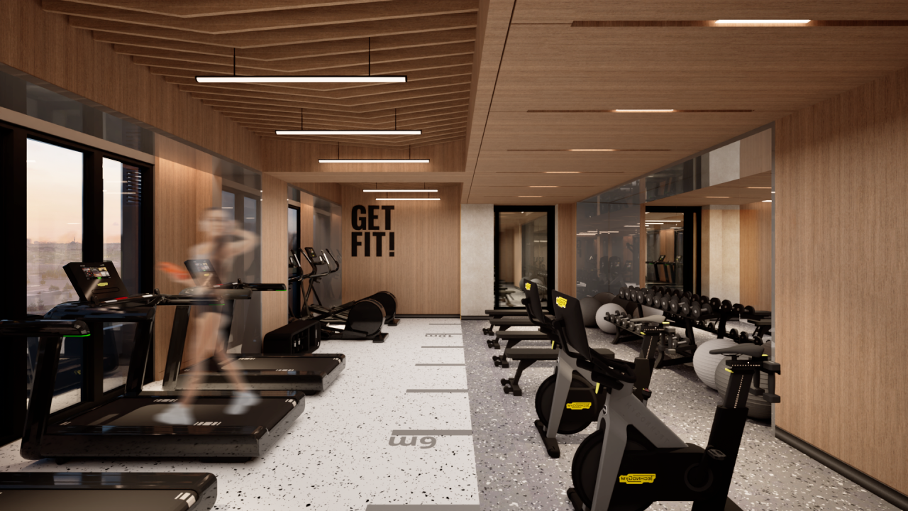 Fitness Gym — architect's perspective